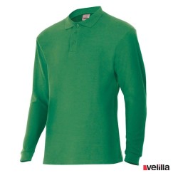 Polo manga larga Velilla Ref. 105503 - Verde