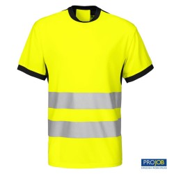 Camiseta alta visibilidad Projob 6009 - Amarillo/Negro