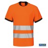Camiseta alta visibilidad Projob 6009 - Naranja/Negro