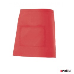 Delantal corto Velilla 404201 - Rojo coral