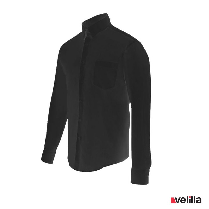 Camisa stretch Velilla negro