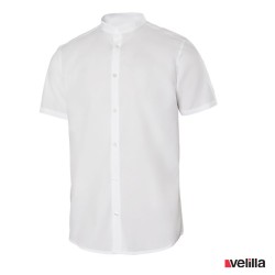 Camisa stretch manga corta Blanca