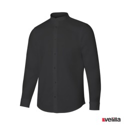Camisa stretch manga larga Velilla Negra