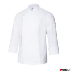 Chaqueta cocina Velilla ML Ref. 405202TC - Blanco
