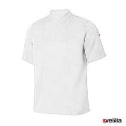 Chaqueta cocina microfibra MC Velilla 405209 - Blanca