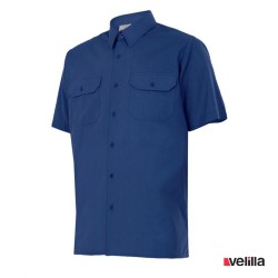 Camisa manga corta Velilla Ref. 522 - Azulina