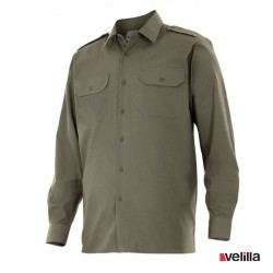 Camisa manga larga Velilla Ref. 530 - Verde caza