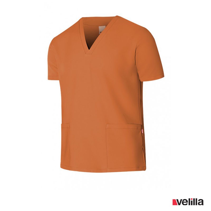 Camisola pijama microfibra Velilla Mandarina