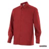 Camisa manga larga Velilla Ref. 529 - Granate