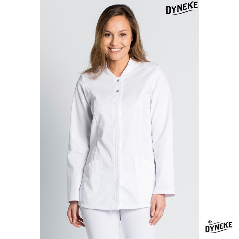 chaqueta para chef en color blanco dyneke